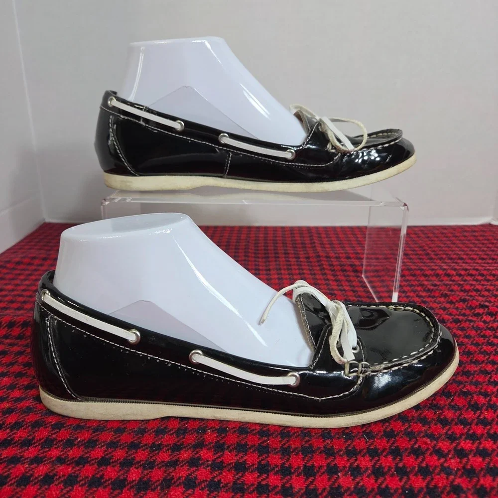 Impo Bay Breeze Boatshoe/Loafer Women's sz 7.5M Black